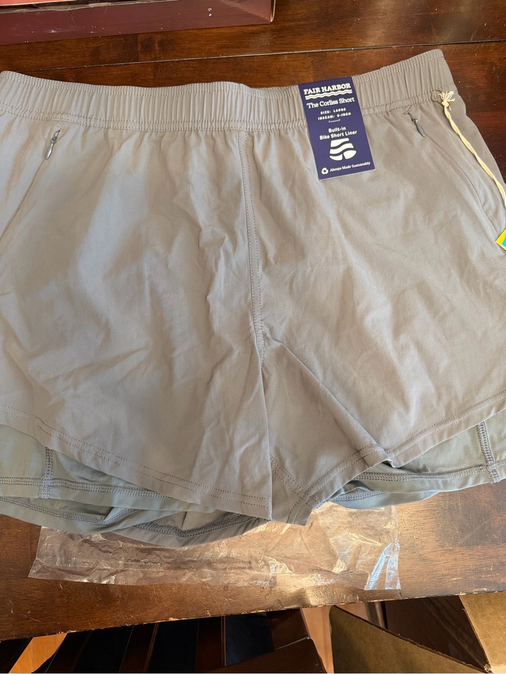 Fair Harbor Men’s Cortlin Short in Light Gray